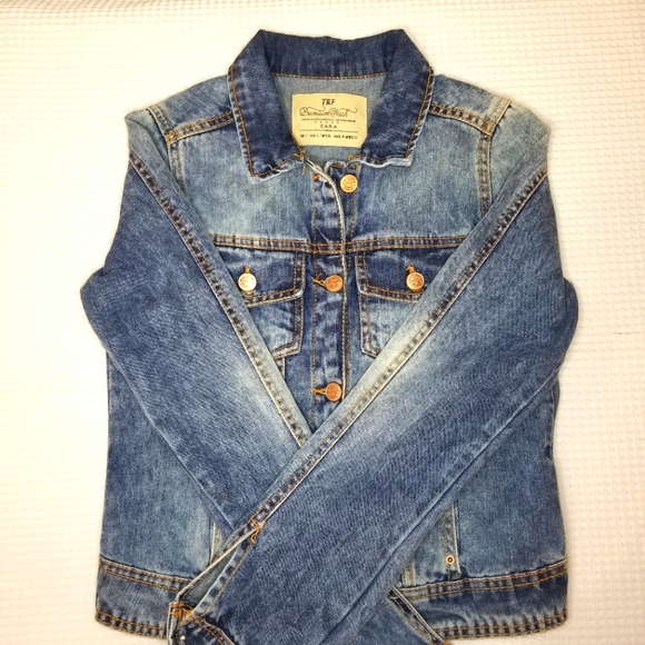 ZARA Denim Jean Jacket NWOT - Picture 2 of 6